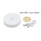 6 LEDs PIR Motion Sensor Night Light Auto On/Off for Bedroom Stairs Cabinet Wardrobe Wireless USB Rechargeable Wall Lamp