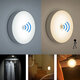 6 LEDs PIR Motion Sensor Night Light Auto On/Off for Bedroom Stairs Cabinet Wardrobe Wireless USB Rechargeable Wall Lamp