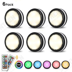 6 Pcs RGB cabinet lighting Led night light with remote control 6 Pcs RGB cabinet lighting Led night light with remote control