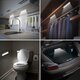 6/10 LEDs PIR LED Motion Sensor Light Cupboard Wardrobe Bed Lamp LED Under Cabinet Night Light For Closet Stairs Kitchen