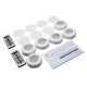 6Pcs 0.5W Round Remote Control LED Cabinet Light Dimmable Timer Closet Light Night Light DC4.5V 6Pcs 0.5W Round Remote Control LED Cabinet Light Dimmable Timer Closet Light Night Light DC4.5V