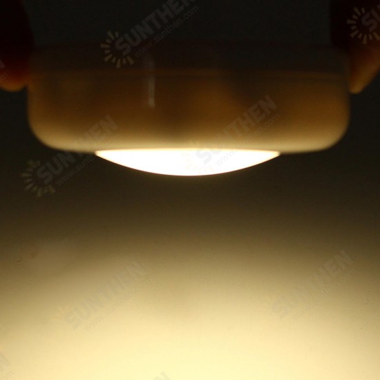 6Pcs 0.5W Round Remote Control LED Cabinet Light Dimmable Timer Closet Light Night Light DC4.5V