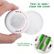 6Pcs Battery Remote Control Cabinet Light Wardrobe Light with Two Remote Controls 4000K Warm White Light