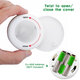 6Pcs Battery Remote Control Cabinet Light Wardrobe Light with Two Remote Controls 4000K Warm White Light