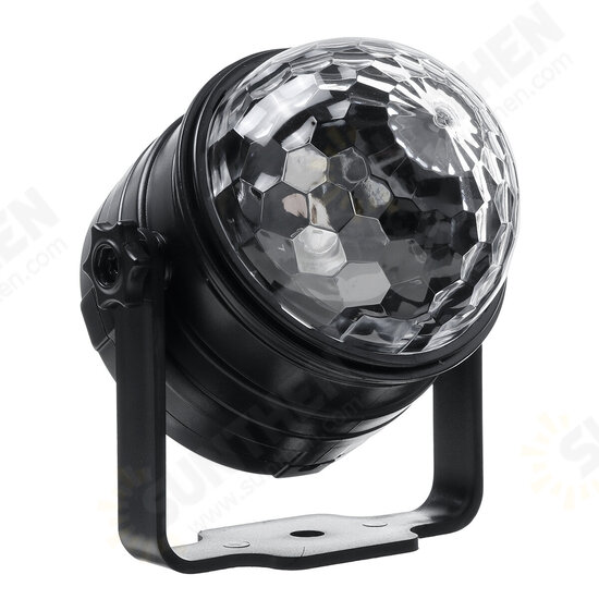 6W 110-240V 6 Modes RGB Disco Party Lights Strobe LED DJ Ball Sound Activated Bulb Dance Lamp Holidays Decor