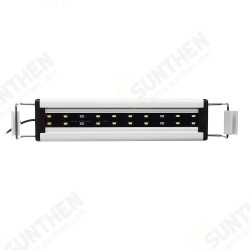 6W 20 LED Aquarium Fish Tank Light Panel Blue+White Lamp Adjustable Aluminum 6W 20 LED Aquarium Fish Tank Light Panel Blue+White Lamp Adjustable Aluminum