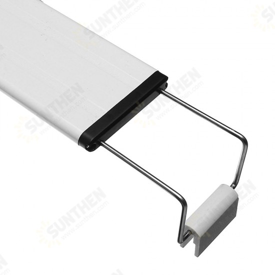 6W 20 LED Aquarium Fish Tank Light Panel Blue+White Lamp Adjustable Aluminum 6W 20 LED Aquarium Fish Tank Light Panel Blue+White Lamp Adjustable Aluminum