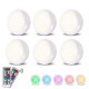 6pcs LED Night Light RGBW / White Wiress Remote Contro Cabinet Light for Bedroom Kitchen Closet 6pcs LED Night Light RGBW / White Wiress Remote Contro Cabinet Light for Bedroom Kitchen Closet