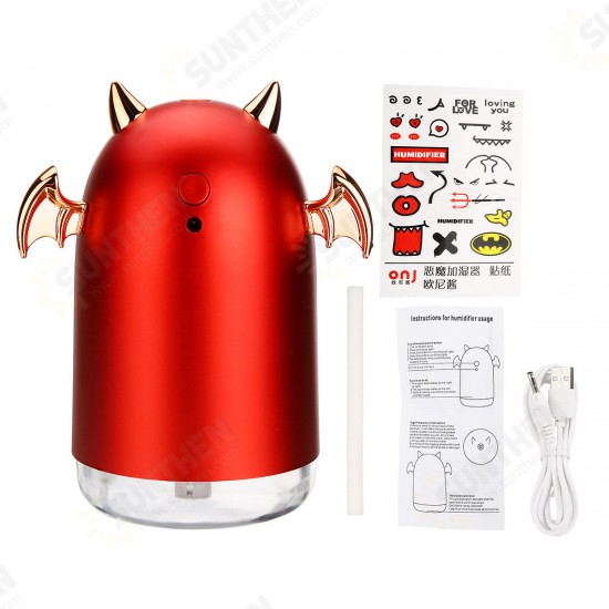 7 LED Humidifier USB Purifier Mist Aroma Essential Oil Diffuser Halloween Gift 7 LED Humidifier USB Purifier Mist Aroma Essential Oil Diffuser Halloween Gift