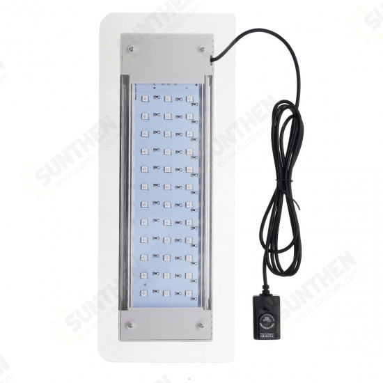 7.5W 36 LED RGB Remote Control Aquarium Light Lamp Fit for 30-52cm Fish Tank