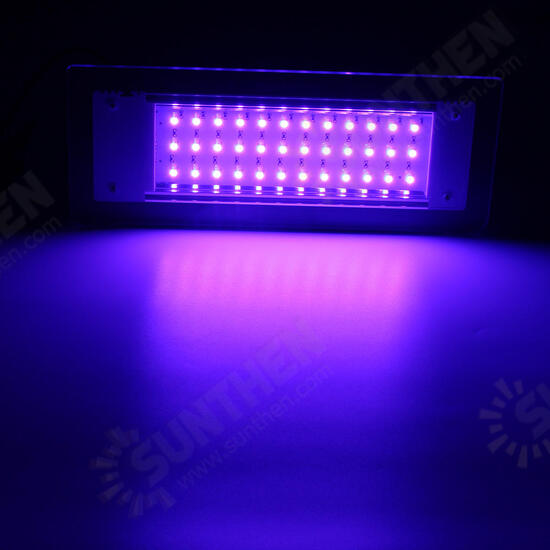 7.5W 36 LED RGB Remote Control Aquarium Light Lamp Fit for 30-52cm Fish Tank