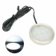 8PCS LED Cabinet Light White Dimmable Kitchen Counter Under Puck RF Wireless Remote Control + Power Supply