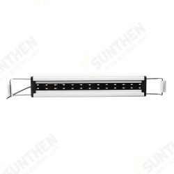 8W 26 LED Aquarium Fish Tank Light Panel Blue+White Lamp Adjustable Aluminum 8W 26 LED Aquarium Fish Tank Light Panel Blue+White Lamp Adjustable Aluminum