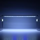 8W 26 LED Aquarium Fish Tank Light Panel Blue+White Lamp Adjustable Aluminum