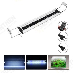 8W 26 LED Aquarium Fish Tank Light Panel Blue+White Lamp Adjustable Aluminum 8W 26 LED Aquarium Fish Tank Light Panel Blue+White Lamp Adjustable Aluminum