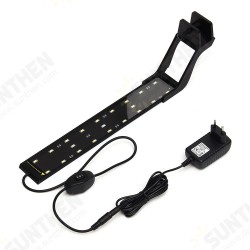 8W 33cm Blue & White LED Adjustable Aquarium Fish Tank Lamp Super Slim Clip On Light 8W 33cm Blue & White LED Adjustable Aquarium Fish Tank Lamp Super Slim Clip On Light