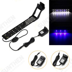 8W 33cm Blue & White LED Adjustable Aquarium Fish Tank Lamp Super Slim Clip On Light 8W 33cm Blue & White LED Adjustable Aquarium Fish Tank Lamp Super Slim Clip On Light