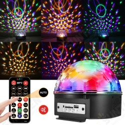 9 Color LED Voice Control With Remote Control MP3 Crystal Ball Flashlightts Stage Sprinkle Lights 9 Color LED Voice Control With Remote Control MP3 Crystal Ball Flashlightts Stage Sprinkle Lights
