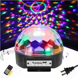 9 Color LED Voice Control With Remote Control MP3 Crystal Ball Flashlightts Stage Sprinkle Lights 9 Color LED Voice Control With Remote Control MP3 Crystal Ball Flashlightts Stage Sprinkle Lights