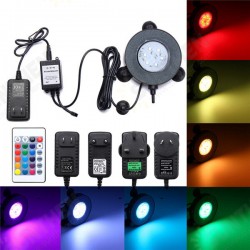 Aquarium Fish Tank RGB 6 LED Bubble Light Underwater Remote Controller Aquarium Fish Tank RGB 6 LED Bubble Light Underwater Remote Controller