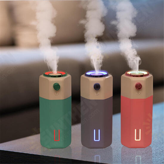 300mL USB Colorful Breathing Light Mute Adjustable Ultrasonic Humidifier For Home Car Air Freshener Essential Oil Diffuser