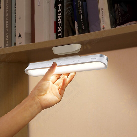 Magnetic Stepless Dimming Charging Desk Lamp Pro 1800mAh Battery No Blue Light Hazard Rotation Design Multiple Power Supply Methods Magnetic Stepless Dimming Charging Desk Lamp Pro 1800mAh Battery No Blue Light Hazard Rotation Design Multiple Power Supply Methods