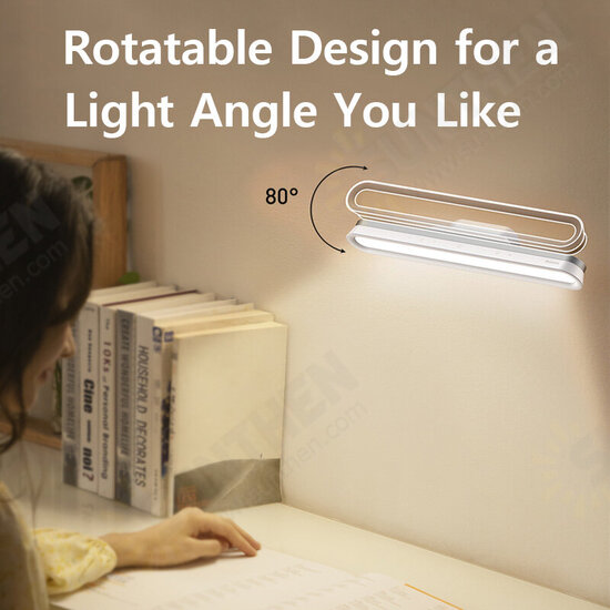Magnetic Stepless Dimming Charging Desk Lamp Pro 1800mAh Battery No Blue Light Hazard Rotation Design Multiple Power Supply Methods Magnetic Stepless Dimming Charging Desk Lamp Pro 1800mAh Battery No Blue Light Hazard Rotation Design Multiple Power Supply Methods