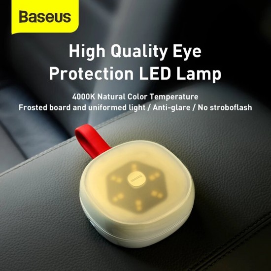 Portable Solar Night Light Reading Lamp for Car / Home Lanterns Magnet Small Car Emergency Light Rechargeable Nightlight