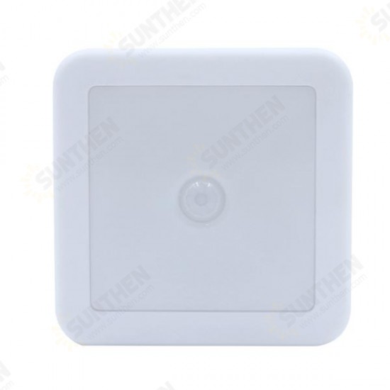 Battery Operated PIR Motion Sensor LED Cabinet Light Wall Night Lamp for Hallway Pathway Bedside