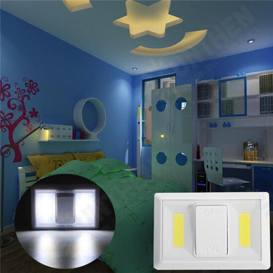 Battery Operated Wireless COB LED Night Light Super Bright Switch Lamp for Cabinet Closet Garage Battery Operated Wireless COB LED Night Light Super Bright Switch Lamp for Cabinet Closet Garage