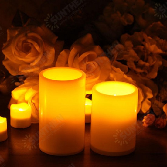 Battery Powered Flameless LED Table Lamp Candle Flickering Tea Light Christmas Wedding Home Decor Battery Powered Flameless LED Table Lamp Candle Flickering Tea Light Christmas Wedding Home Decor