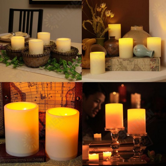Battery Powered Flameless LED Table Lamp Candle Flickering Tea Light Christmas Wedding Home Decor Battery Powered Flameless LED Table Lamp Candle Flickering Tea Light Christmas Wedding Home Decor