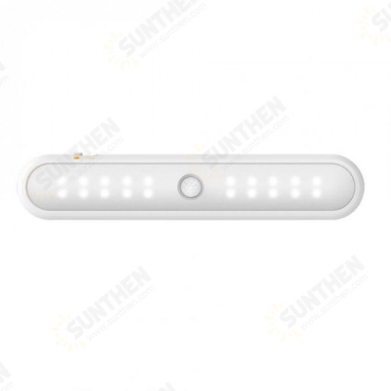 Battery Powered Wireless 20 LED Human Infrared Induction Magnetic Cabinet Light for Closet Stair