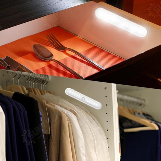 Battery Powered Wireless 20 LED Human Infrared Induction Magnetic Cabinet Light for Closet Stair