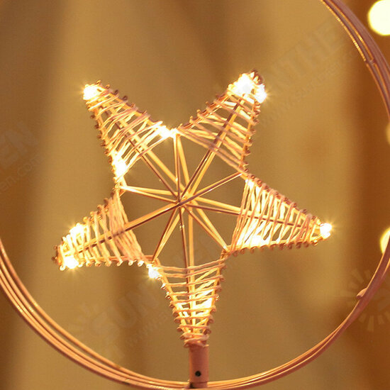 Battery/USB Powered Warm Light Black/Pink Star Moon Night Light Desk Lamp Birthday Gift Battery/USB Powered Warm Light Black/Pink Star Moon Night Light Desk Lamp Birthday Gift