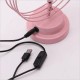 Battery/USB Powered Warm Light Black/Pink Star Moon Night Light Desk Lamp Birthday Gift