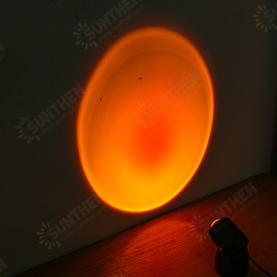 180° Rotation Sunset Projection LED Light Sunset Decor Photographic USB Night Light for Bedroom Living Room Home Party