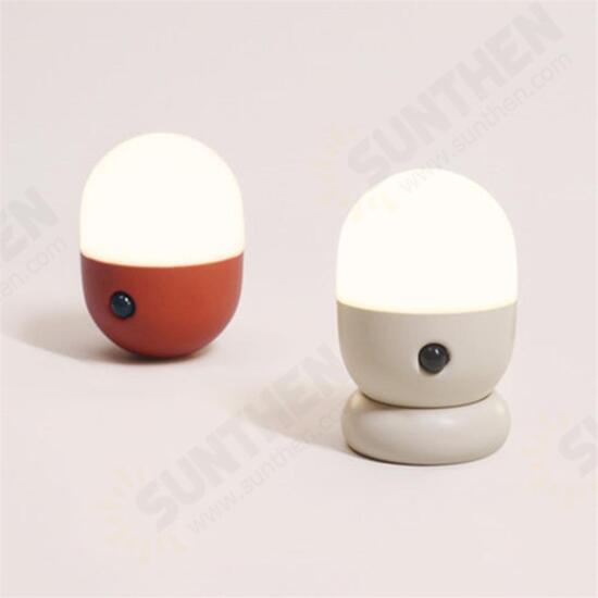 Capsule LED Night Light Protable PIR Motion Rechargeble Magnetic Wall Lamp Desk Light Stair Corridor