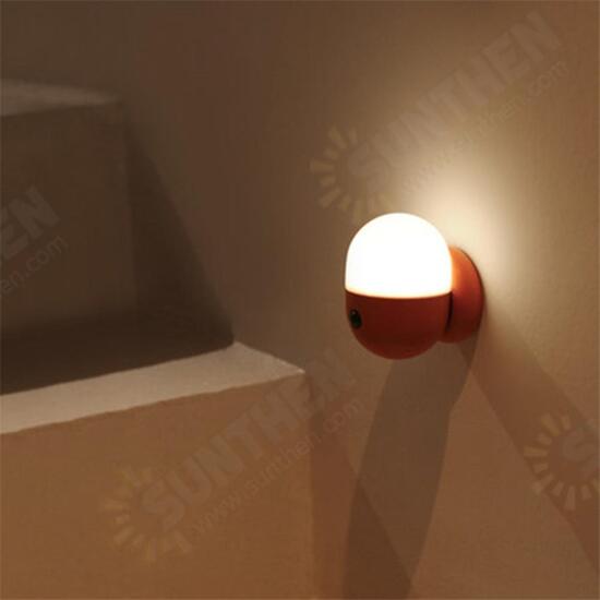 Capsule LED Night Light Protable PIR Motion Rechargeble Magnetic Wall Lamp Desk Light Stair Corridor