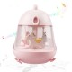 Carousel Music Box 7 Color Change Cartoon Carousel Music Night Light Clockwork Touch Chick Music Case Kid Gift Home Decor