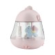 Carousel Music Box 7 Color Change Cartoon Carousel Music Night Light Clockwork Touch Chick Music Case Kid Gift Home Decor