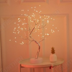 Christmas DIY Tree Light LED USB Touch Copper Wire Night Light for Wedding Party Home Decorations Gifts Christmas DIY Tree Light LED USB Touch Copper Wire Night Light for Wedding Party Home Decorations Gifts