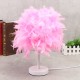 Colorful Feather Shade Table Lamp Bedside Desk Lamp Night Light Home Decor Gifts Colorful Feather Shade Table Lamp Bedside Desk Lamp Night Light Home Decor Gifts