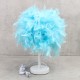 Colorful Feather Shade Table Lamp Bedside Desk Lamp Night Light Home Decor Gifts Colorful Feather Shade Table Lamp Bedside Desk Lamp Night Light Home Decor Gifts