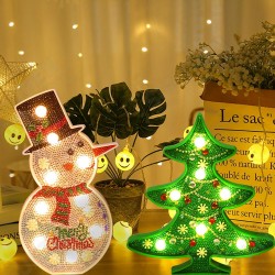 Creative Colorful Christmas Tree Snowman LED Night Light Decorative Table Lamp Home Creative Colorful Christmas Tree Snowman LED Night Light Decorative Table Lamp Home