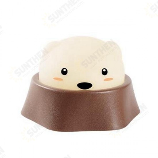 Creative Cute Diglett Lamp Touch Sensor Tap Control Rechargeable LED Night Light For Baby Bedroom