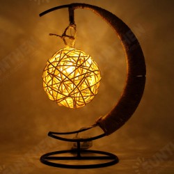 Creative Handmade Hemp Rope Rattan Ball Copper Wire Lamp Glass Apple Modeling Lamp Decor Light Creative Handmade Hemp Rope Rattan Ball Copper Wire Lamp Glass Apple Modeling Lamp Decor Light