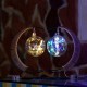 Creative Handmade Hemp Rope Rattan Ball Copper Wire Lamp Glass Apple Modeling Lamp Decor Light