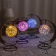 Creative Handmade Hemp Rope Rattan Ball Copper Wire Lamp Glass Apple Modeling Lamp Decor Light