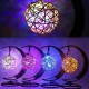 Creative Handmade Hemp Rope Rattan Ball Copper Wire Lamp Glass Apple Modeling Lamp Decor Light